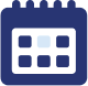 Calendar icon.