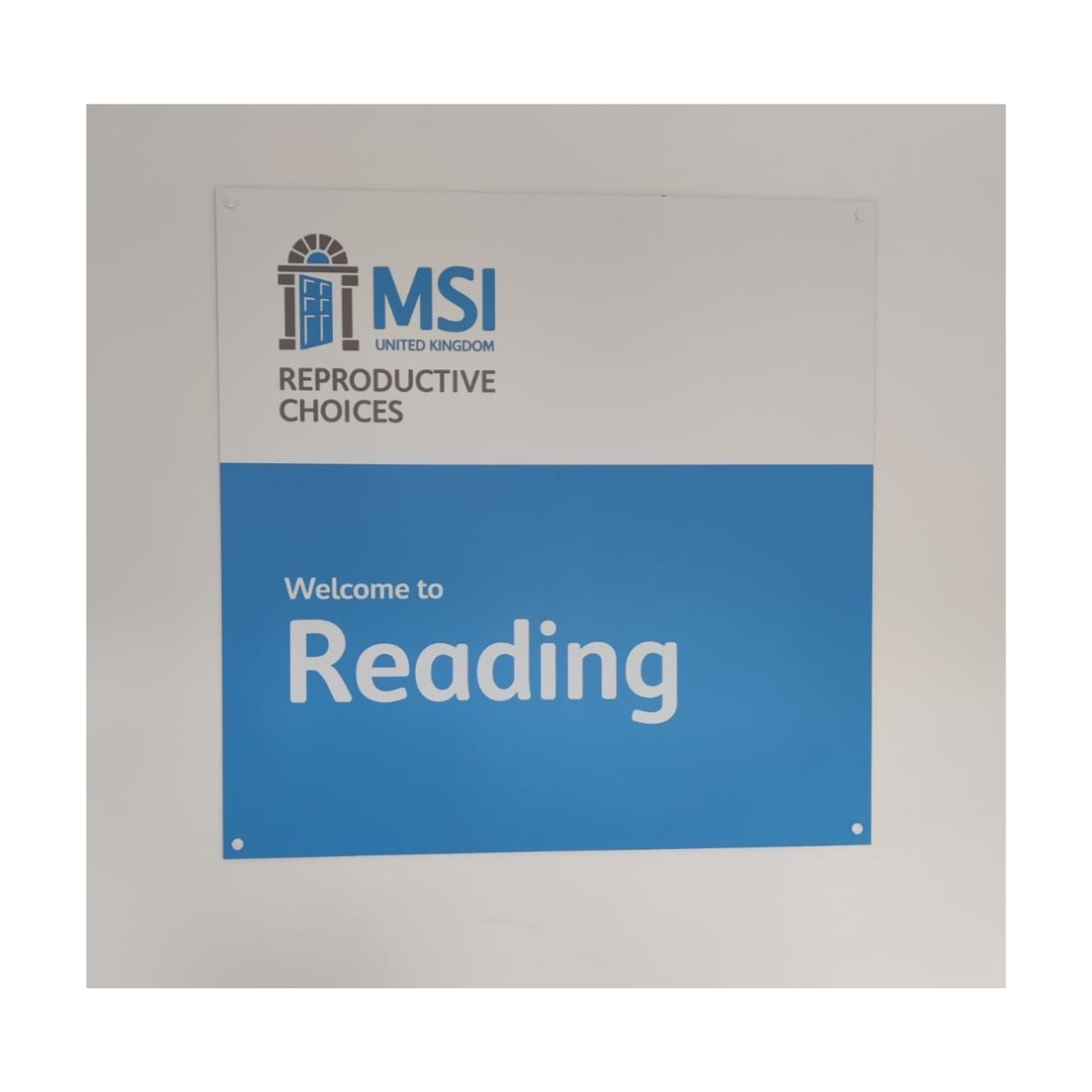 MSI Reading Sign